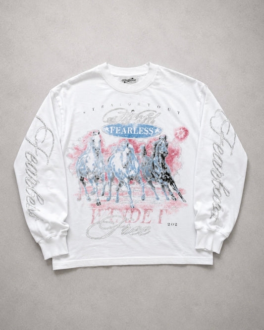 ELLC STUDIO VINTAGE INSPIRED FEARLESS TEE