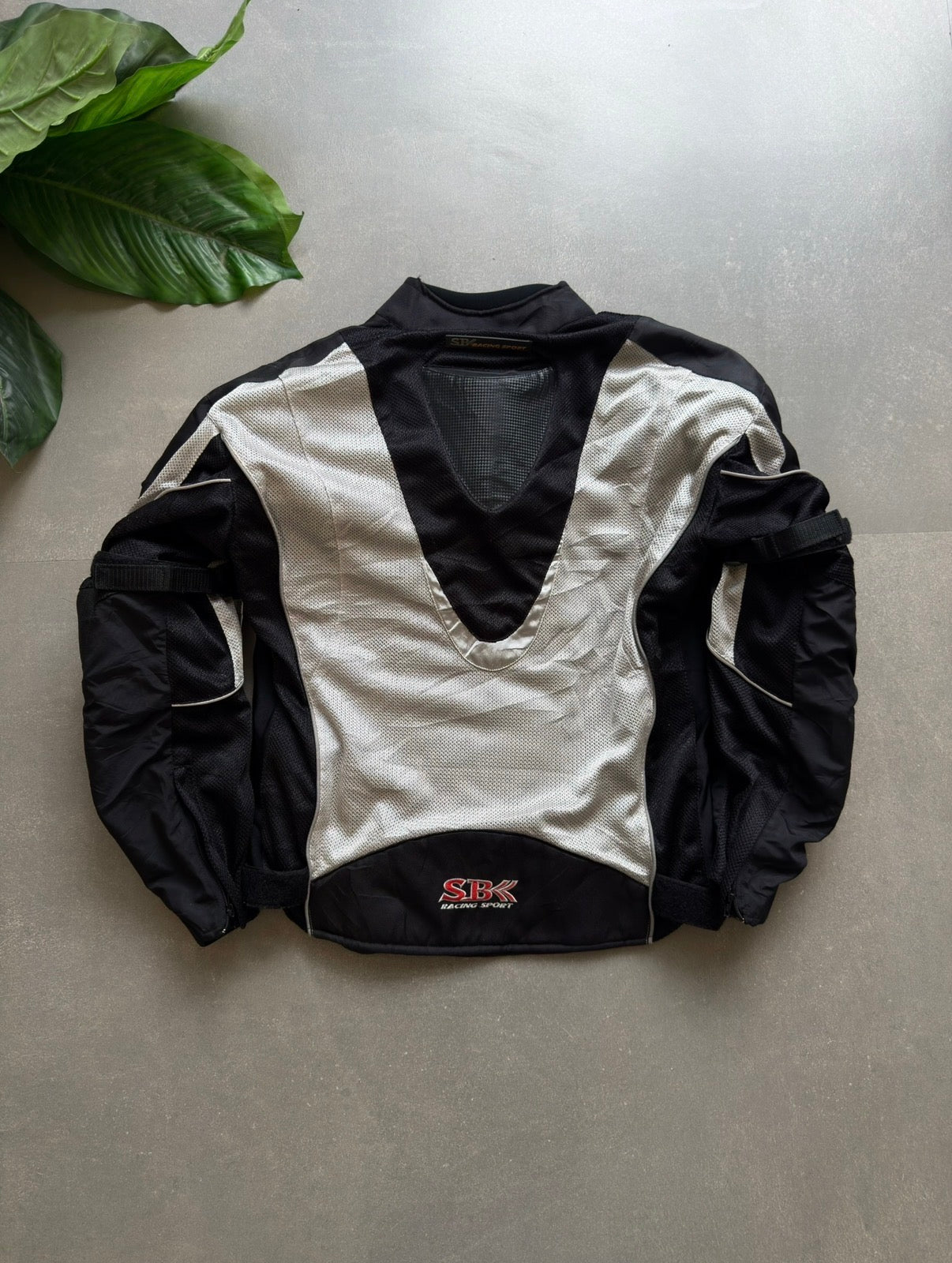 VINTAGE SBK SPORTS RACING JACKET 
(Safety pads)