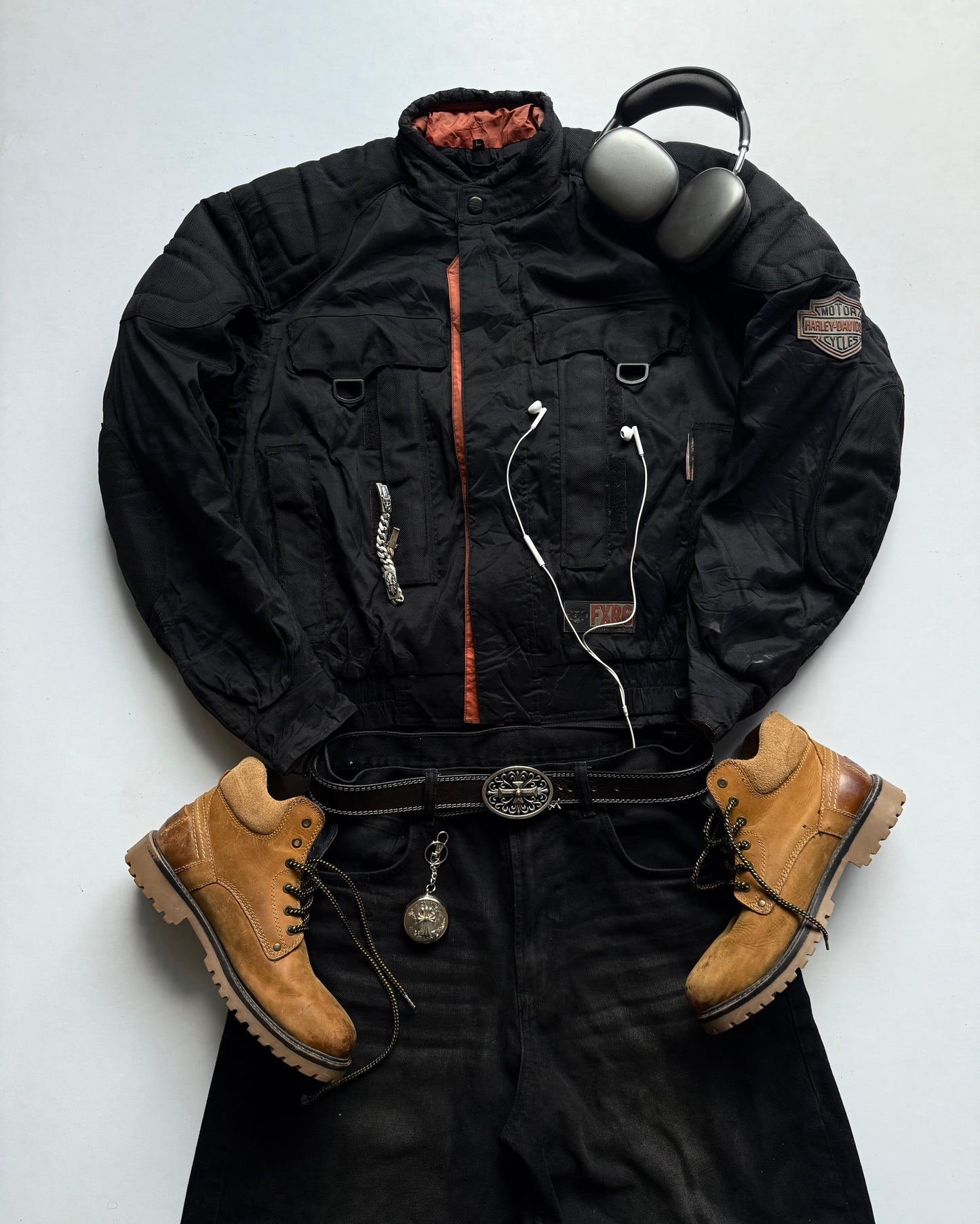 VINTAGE RARE 90’s HARLEY DAVIDSON RACING JACKET 
(Rare find)