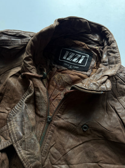VINTAGE IZZI HEAVYWEIGHT LEATHER JACKET