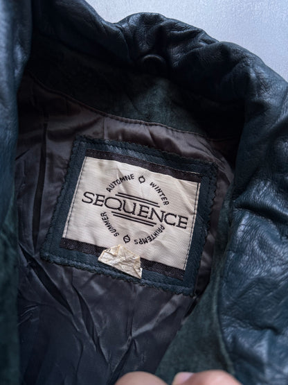 VINTAGE SEQUENCE LEATHER JACKET