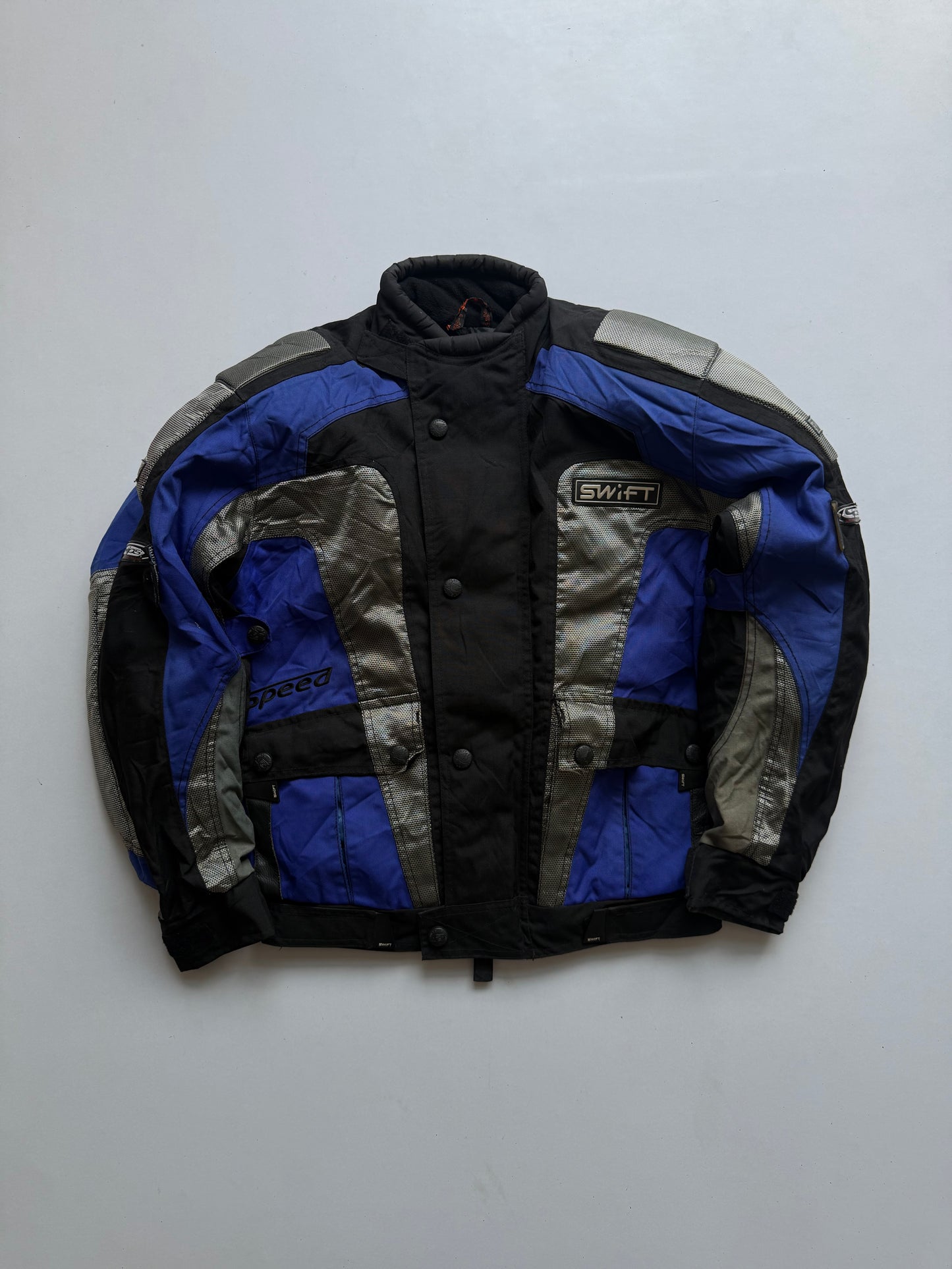 VINTAGE SWIFT SPEED QRACING JACKET 
(Looks good) (safety pads)