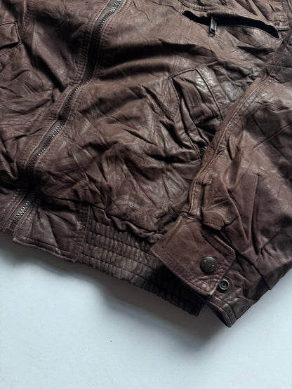 VINTAGE PROTOCOL LEATHER JACKET