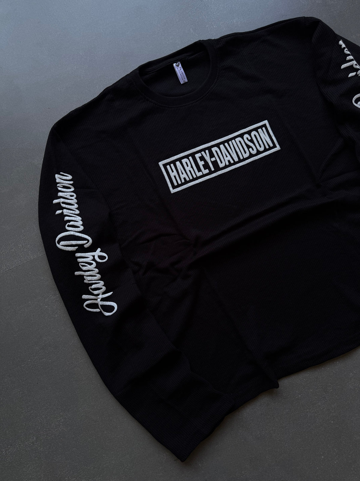HARLEY INSPIRED WAFFLE TEE