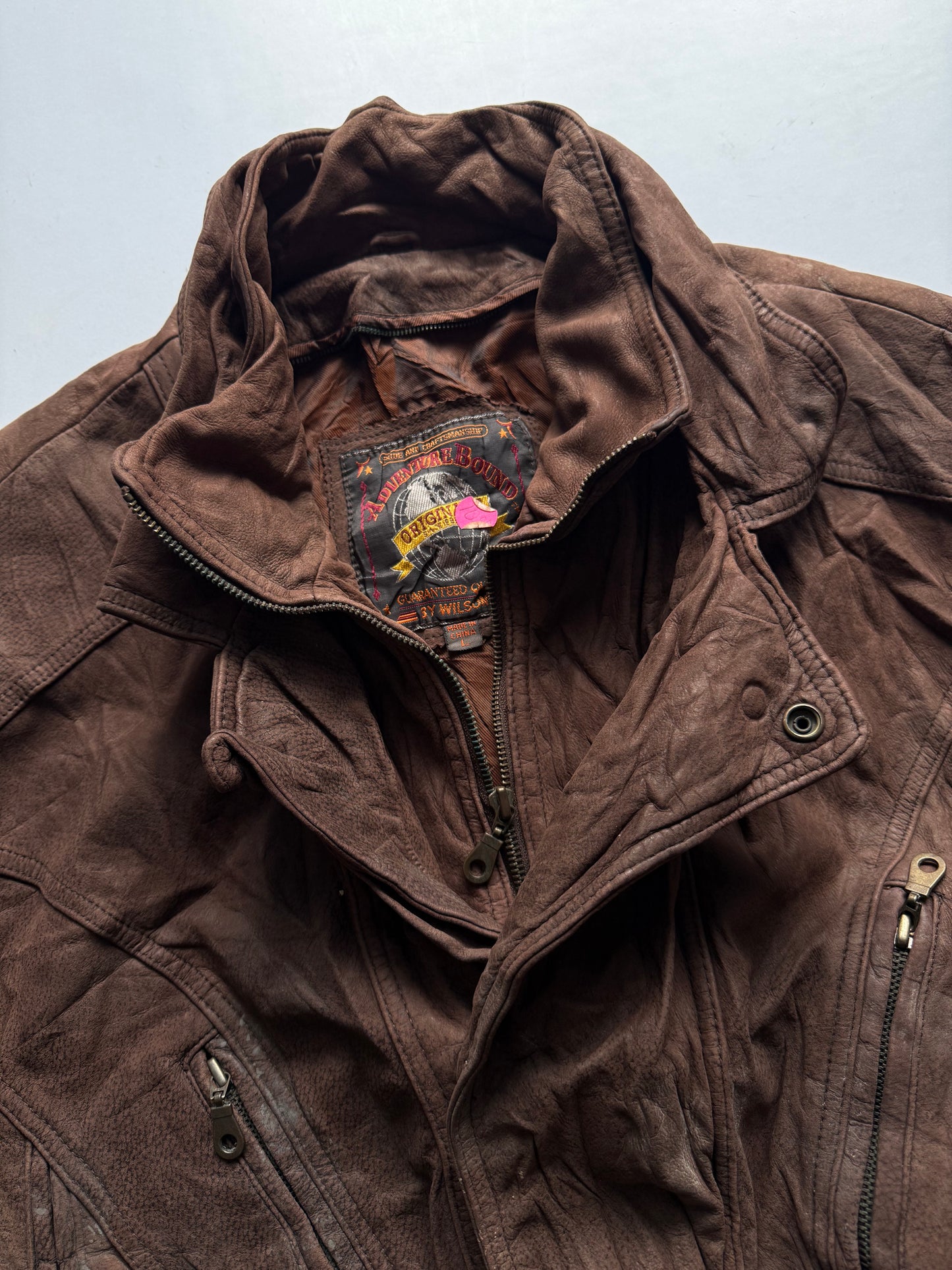 VINTAGE ADVENTURE BOUND LEATHER JACKET