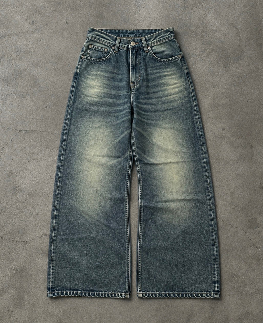 VINTAGE WASHED BAGGY DENIM