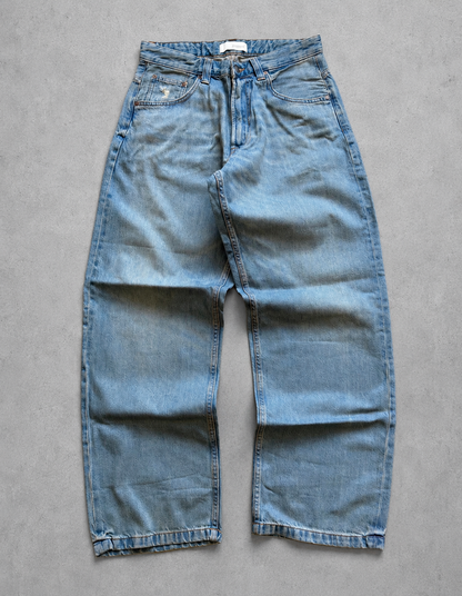 WASHED BAGGY DENIM