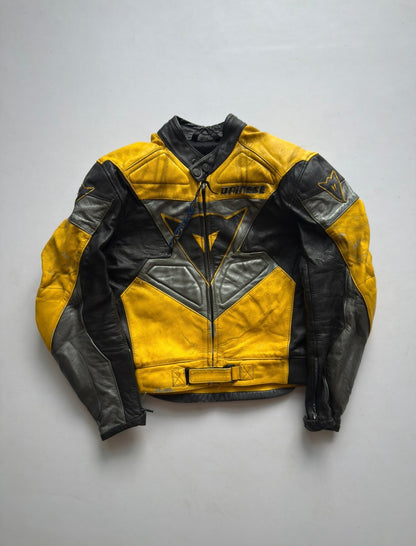 VINTAGE 90’s RARE DAINESE LEATHER RACING JACKET (safety pads)