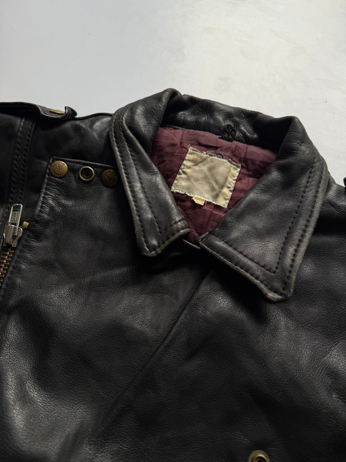 VINTAGE RACING LEATHER JACKET