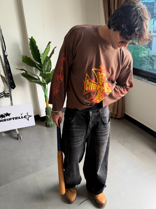 CHOPPERS WAFFLE TEE