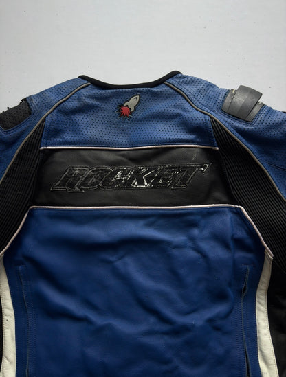 VINTAGE RARE JOE ROCKET LEATHER RACING JACKET (safety pads)