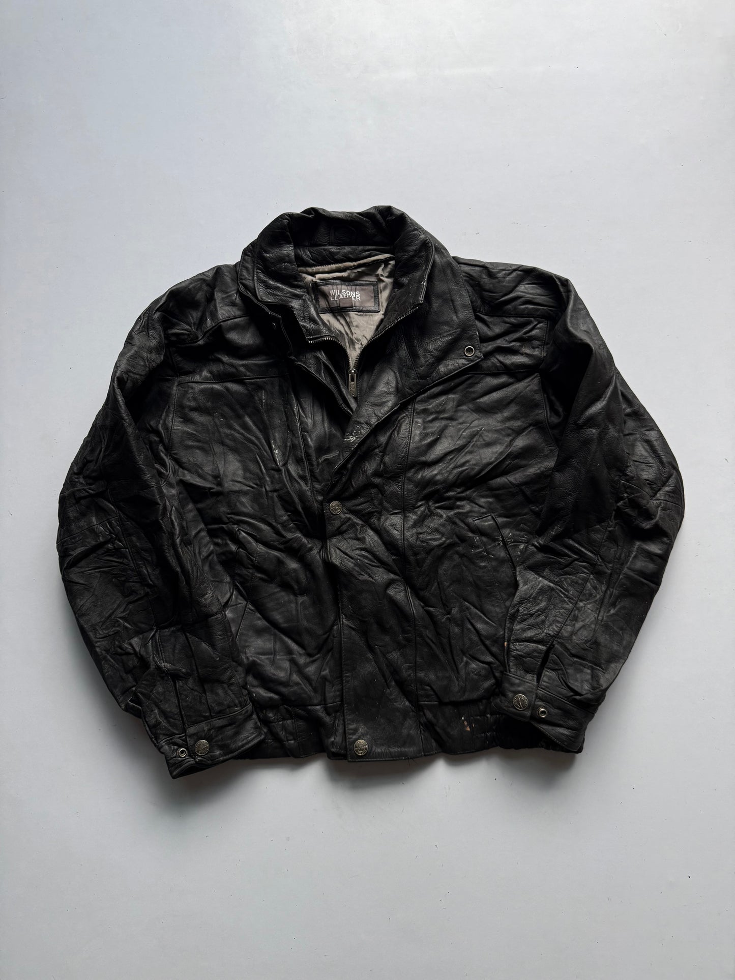 VINTAGE WILSON HEAVYWEIGHT LEATHER JACKET