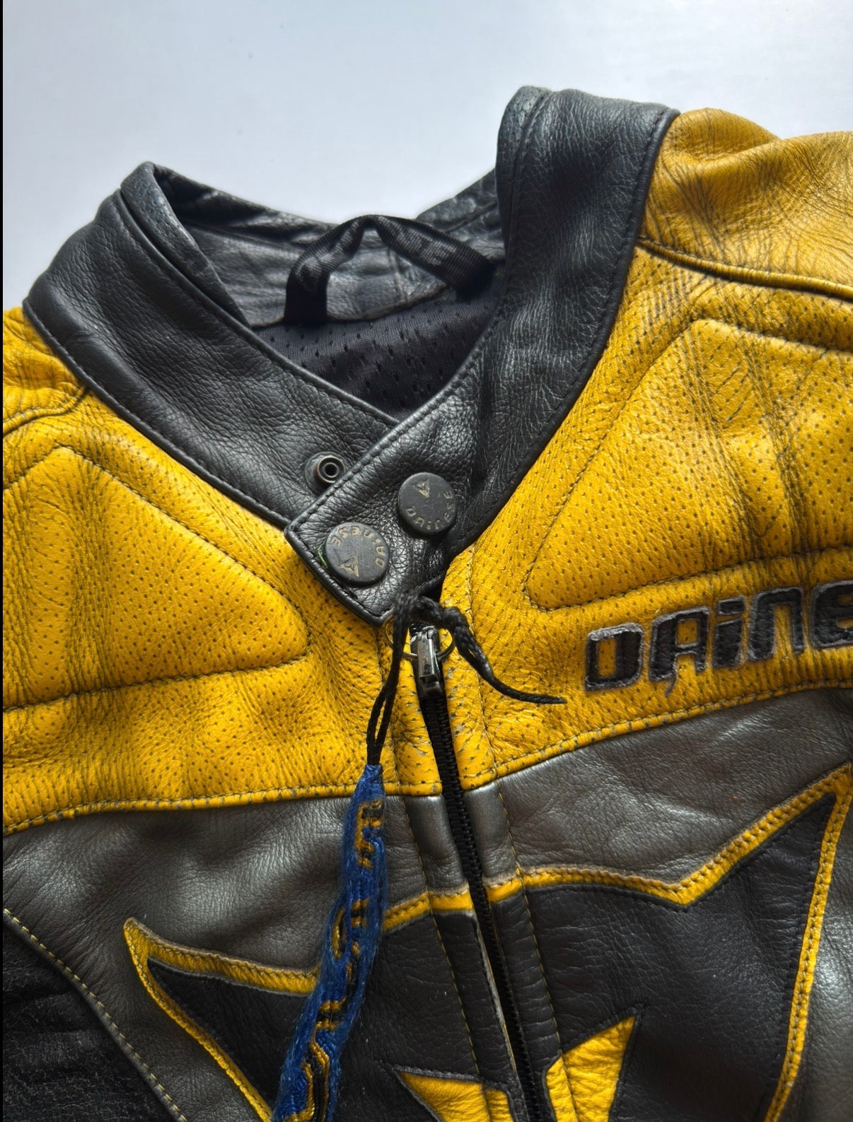 VINTAGE 90’s RARE DAINESE LEATHER RACING JACKET (safety pads)