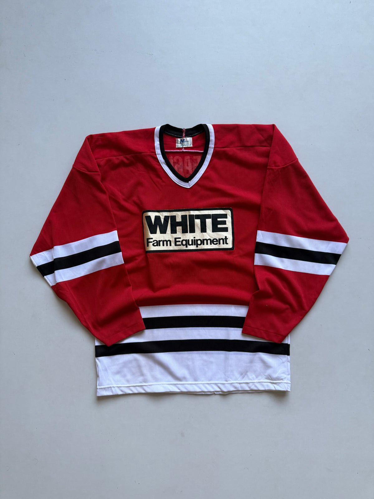 VINTAGE MASAKA WHITE FARM HOCKEY JERSEY