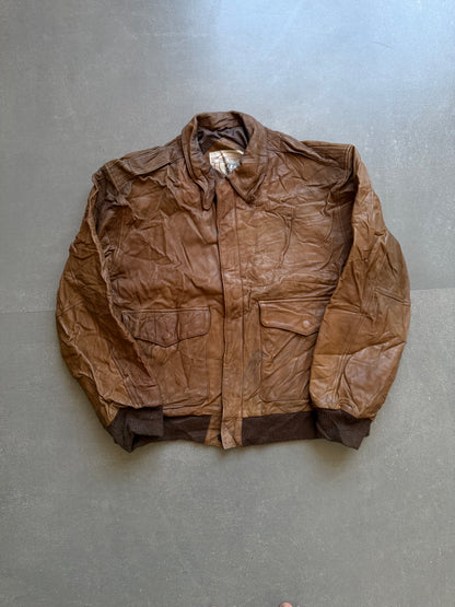 VINTAGE JOHN ASHFORD LEATHER JACKET