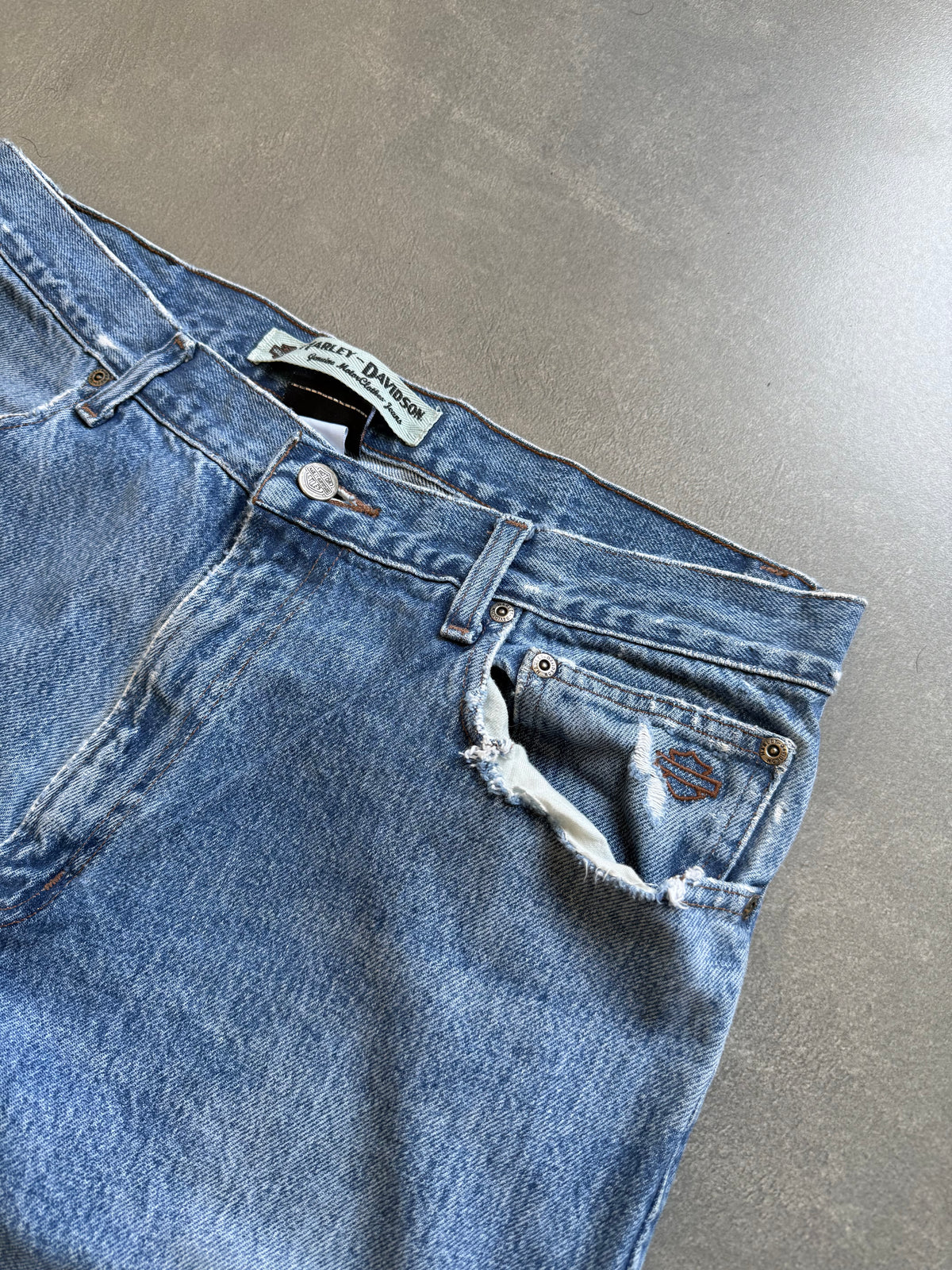 VINTAGE RARE HARLEY DAVIDSON DENIM (Regular fit)