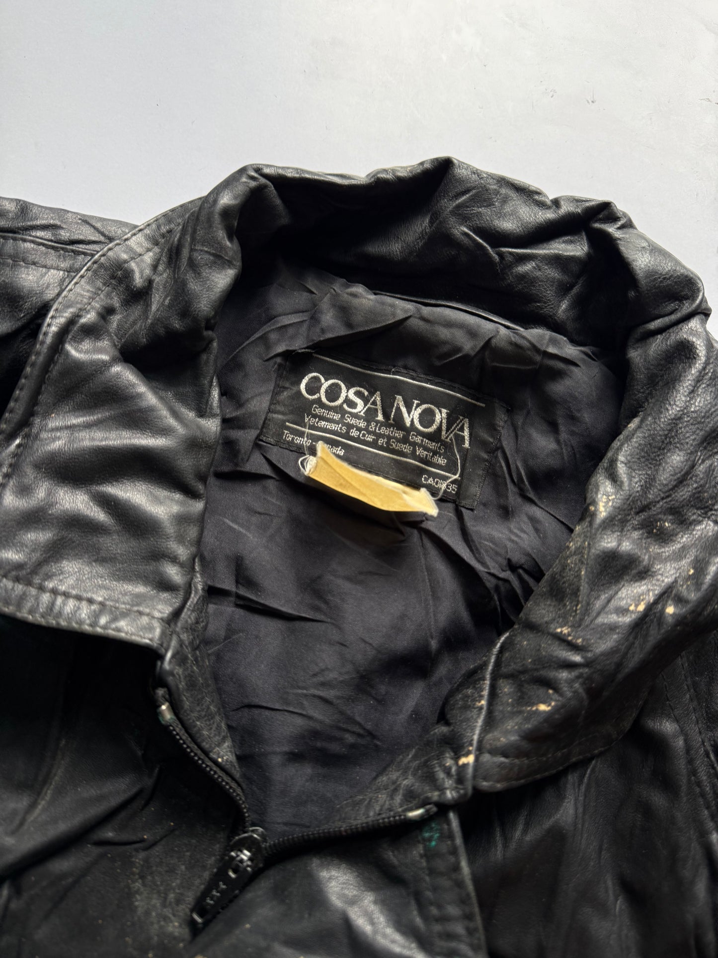 VINTAGE COSA NOVA LEATHER JACKET
