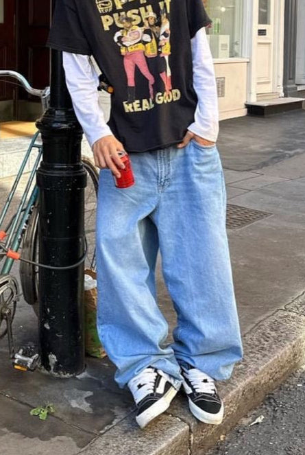 VINTAGE BAGGY SKATER FIT DENIM