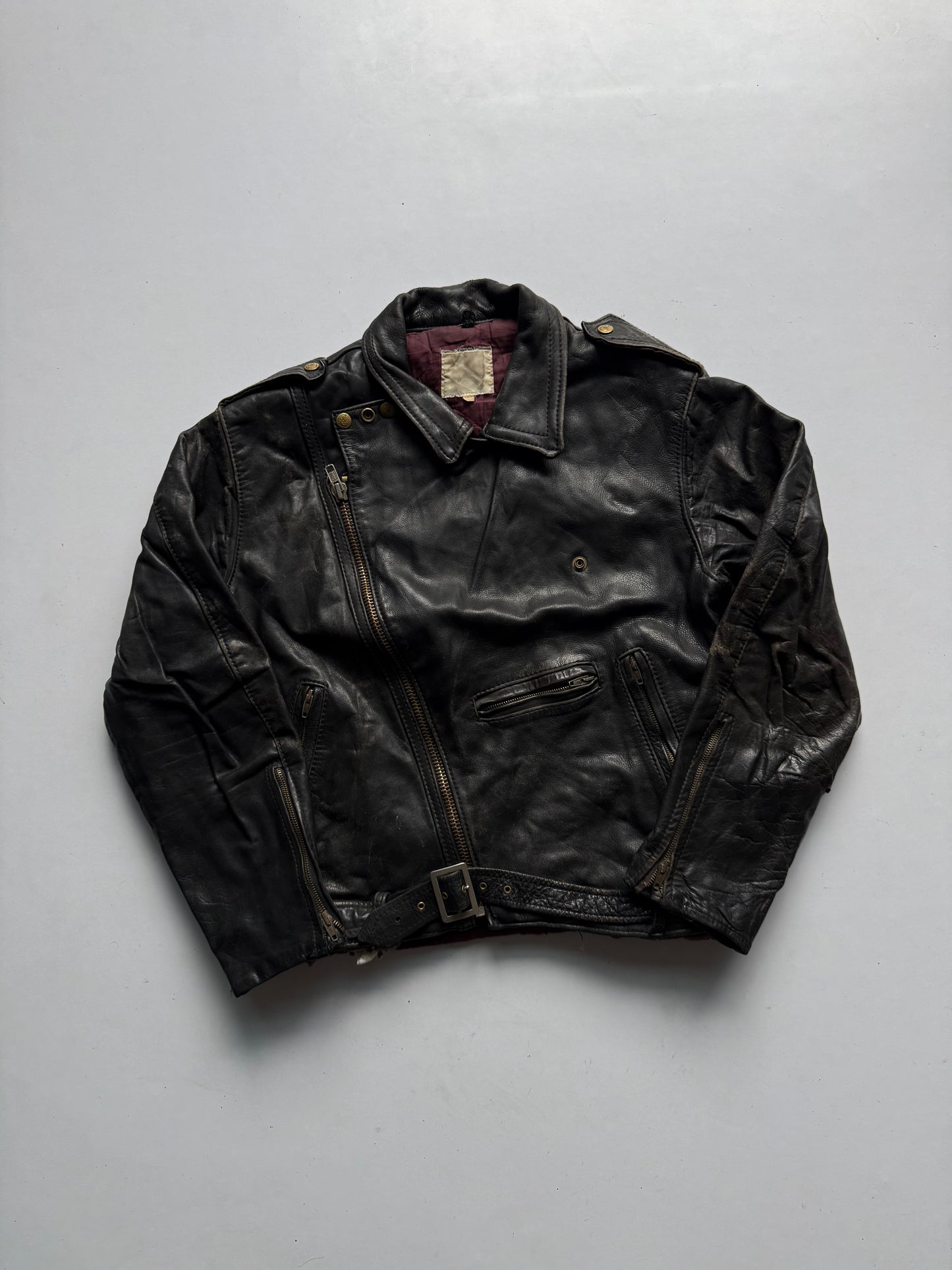 VINTAGE RACING LEATHER JACKET