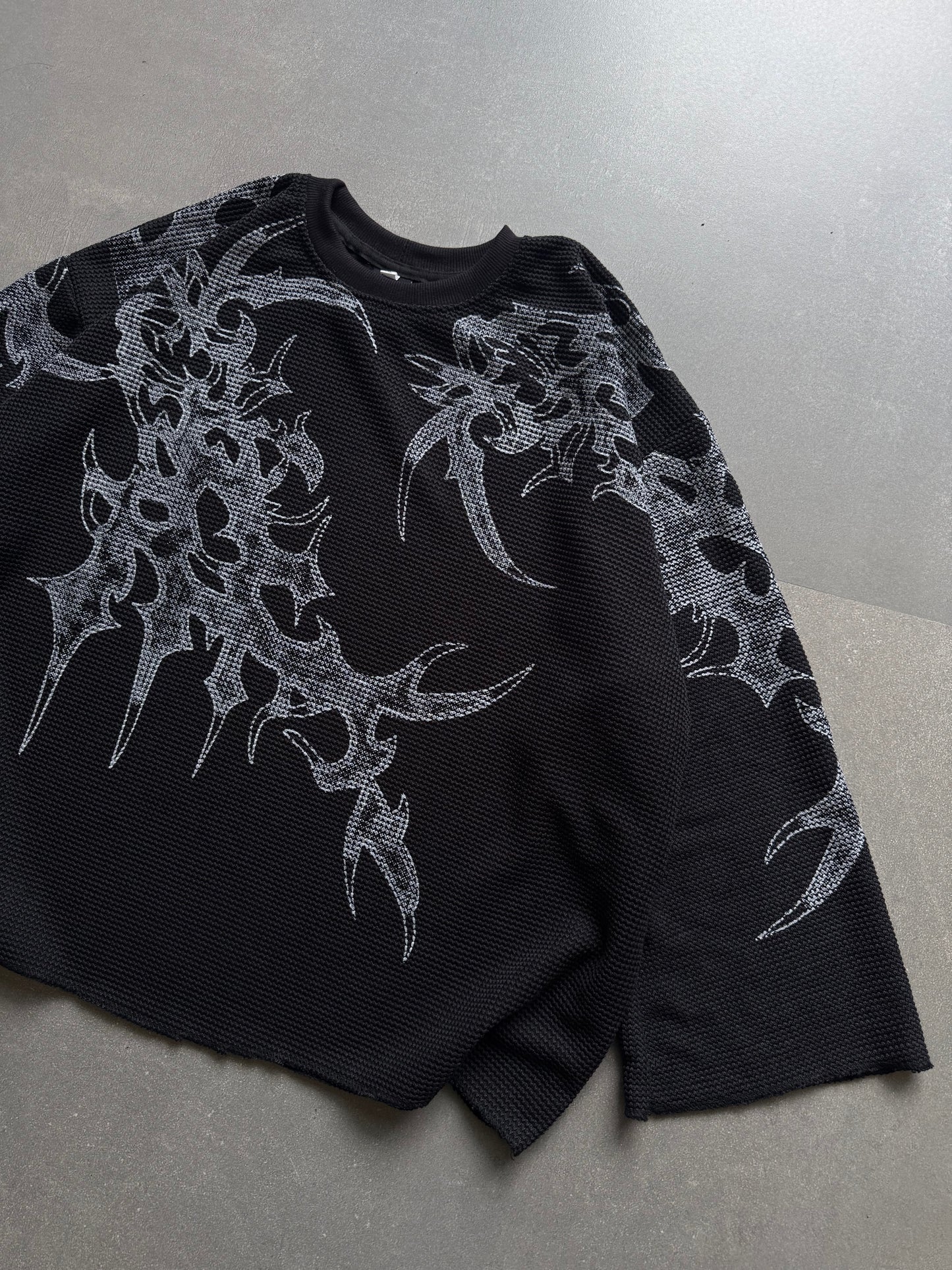 GRAPHIC WAFFLE TEE (BOXY FIT)