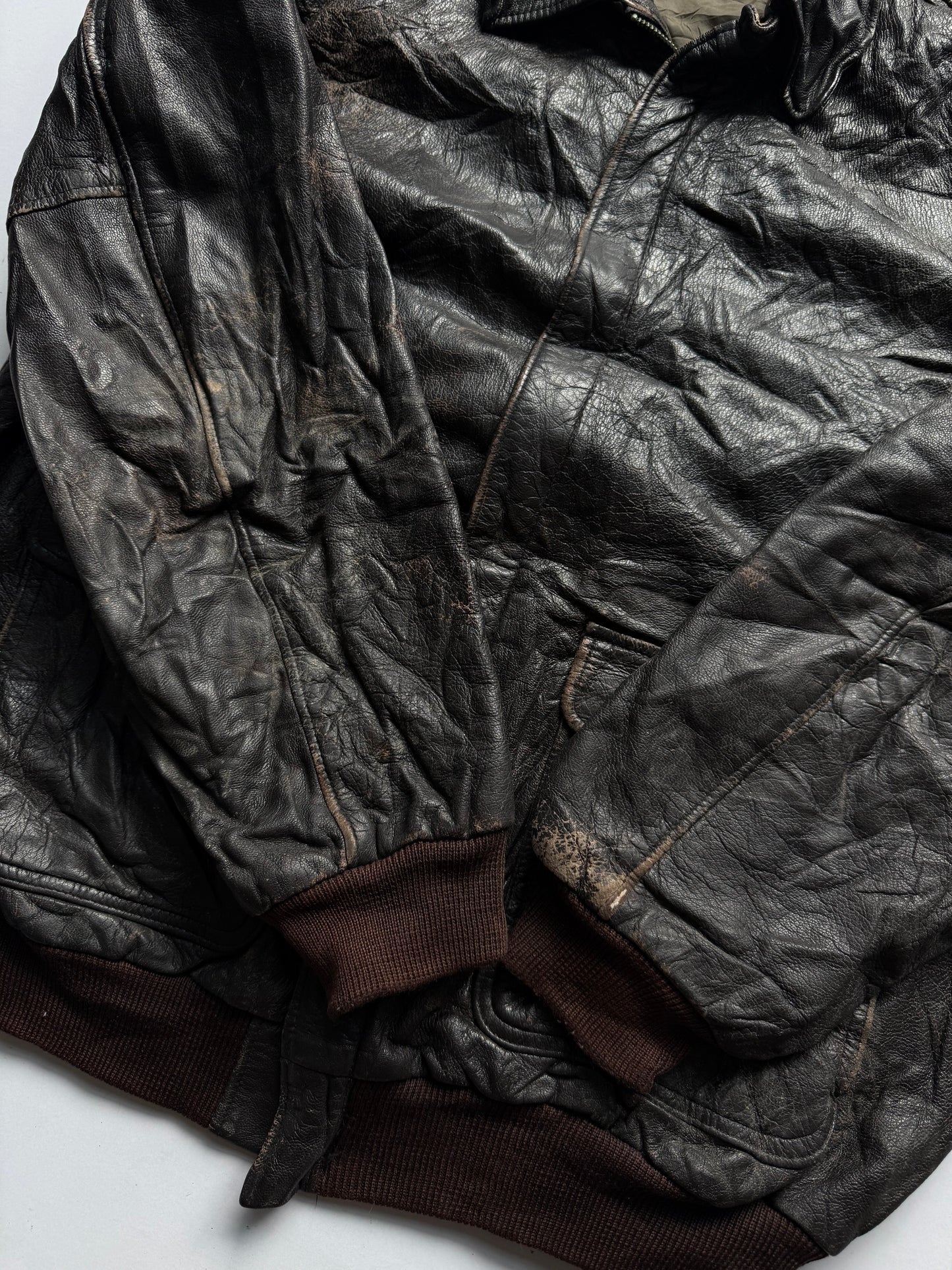 VINTAGE LL BEAN LEATHER JACKET