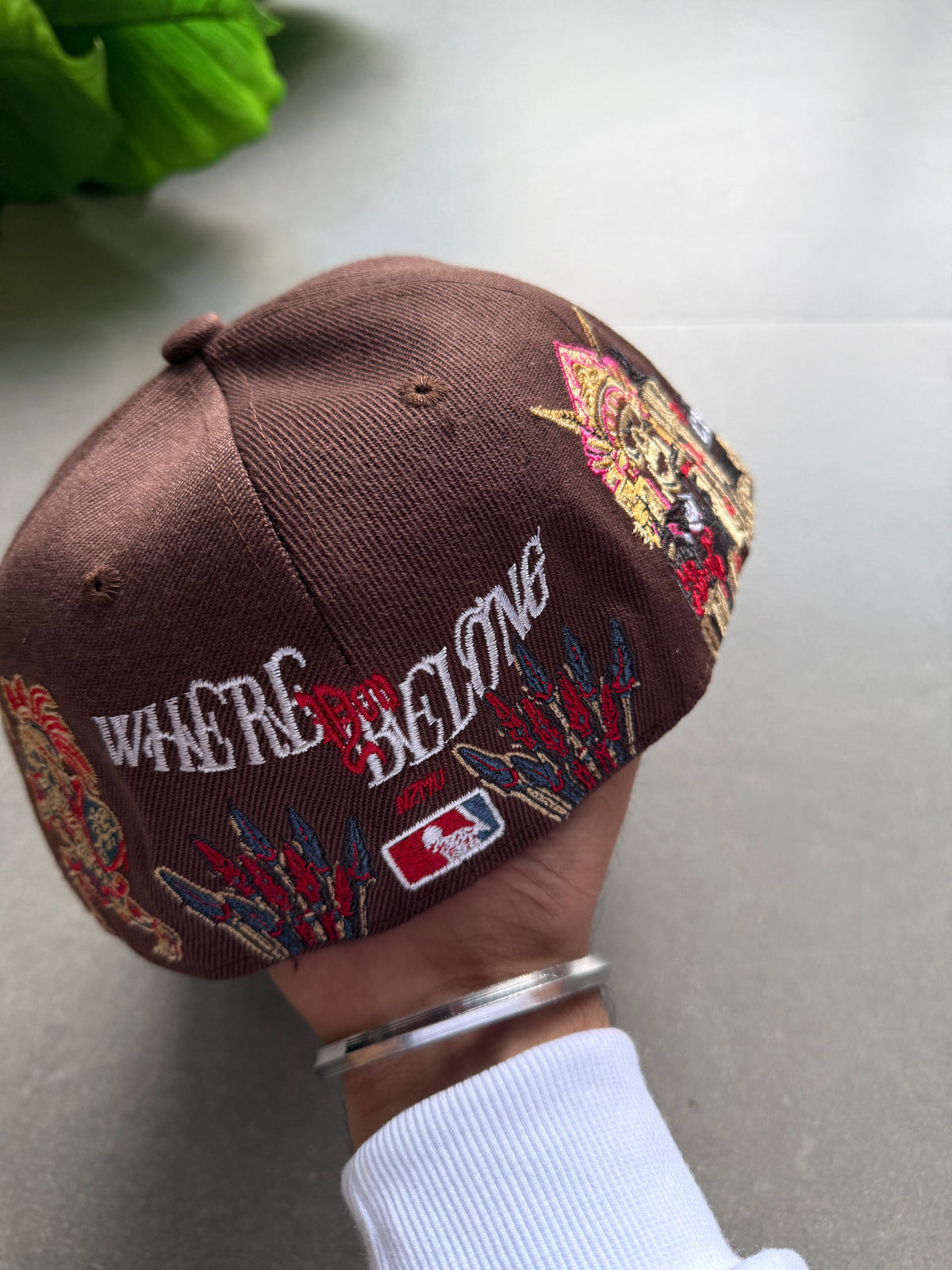 LA EMBROIDERED FITTED CAP