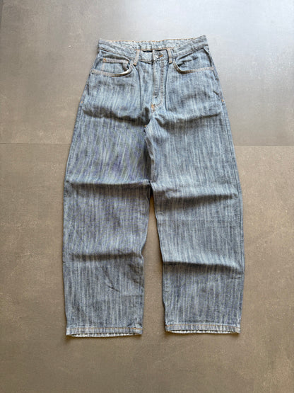 VINTAGE WASHED DESIGNER BAGGY DENIM