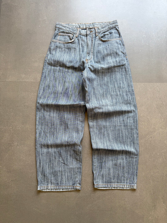 VINTAGE WASHED DESIGNER BAGGY DENIM