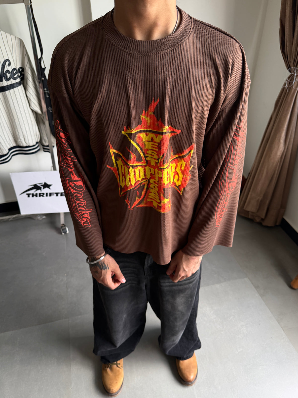CHOPPERS WAFFLE TEE