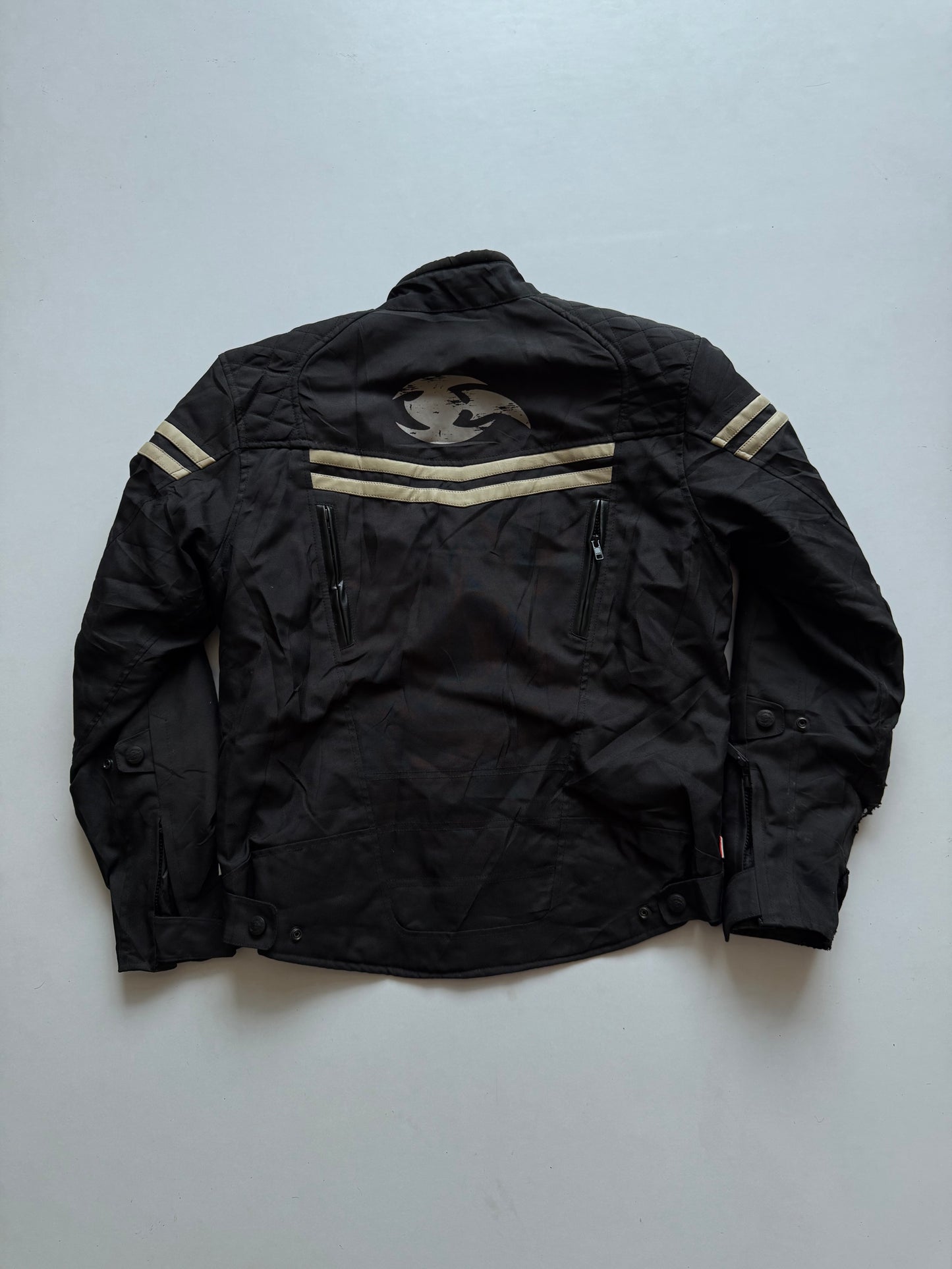 VINTAGE LIME RACING JACKET (shoulder safety pad)
