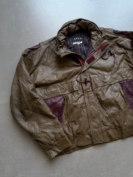 VINTAGE NORTHERN LIGHTS LEATHER JACKET