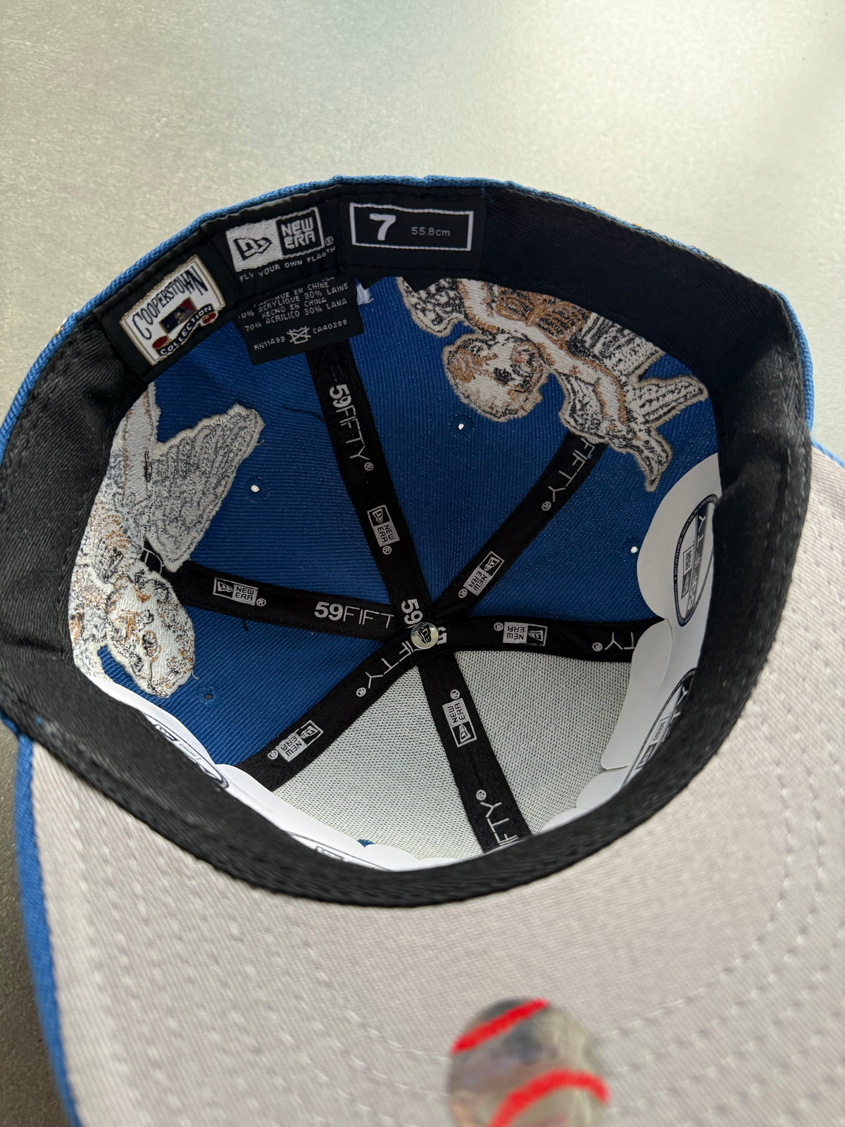 NY EMBROIDERED FITTED CAP