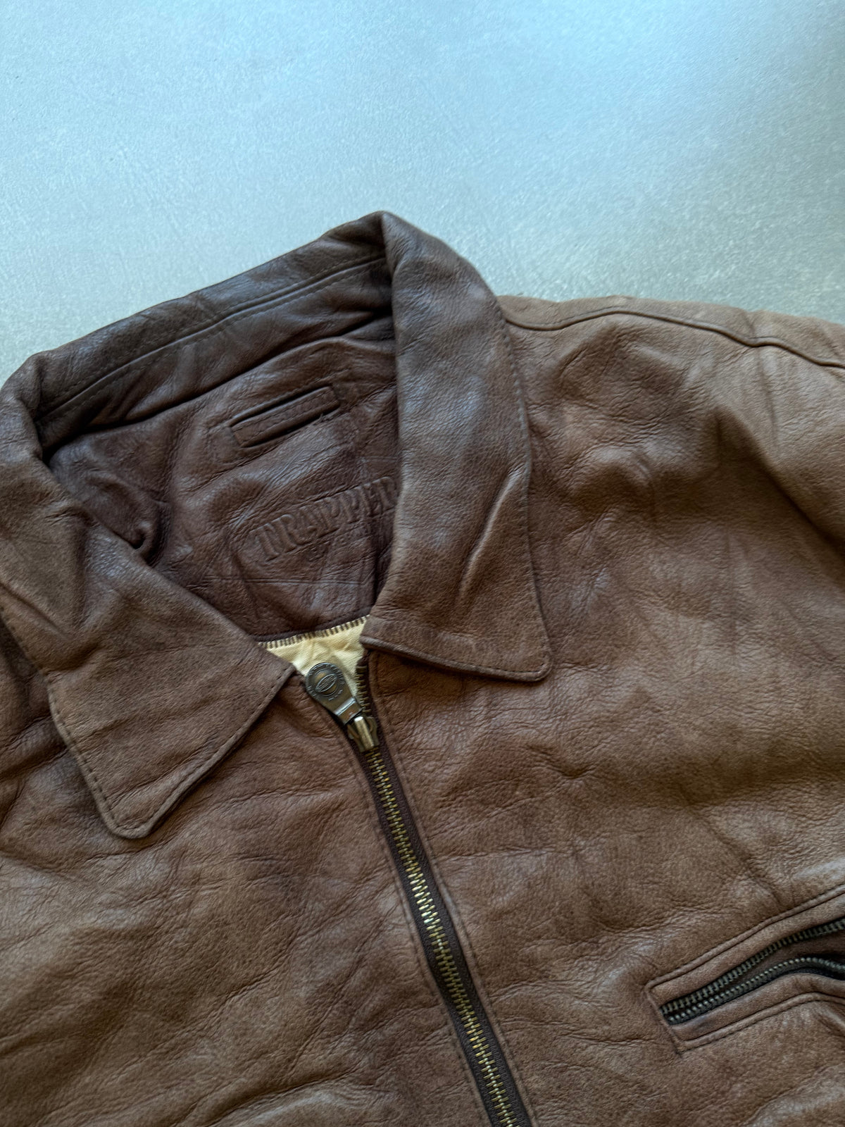 VINTAGE TRAPPER GENIUNE LEATHER JACKET