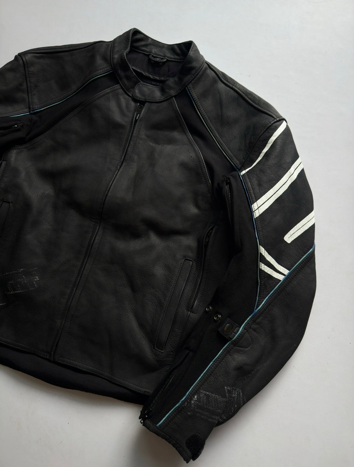 VINTAGE BUELL AMERICAN MOTORS LEATHER RACING JACKET