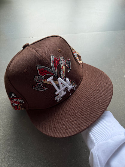 LA EMBROIDERED FITTED CAP