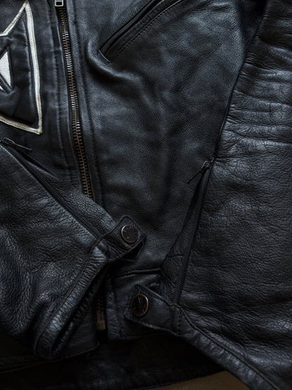 VINTAGE RARE DAINESE LEATHER BIKER JACKET 
(Safety pads)
