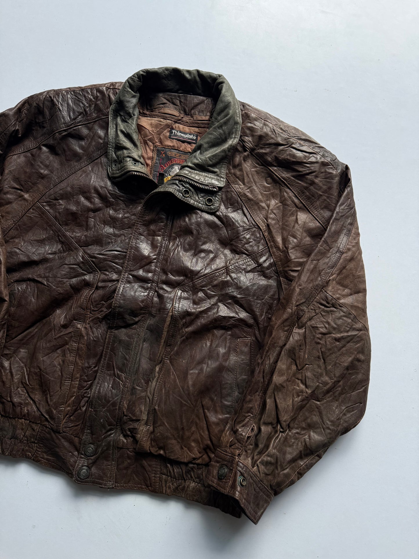 VINTAGE ADVENTURE BOUND LEATHER JACKET