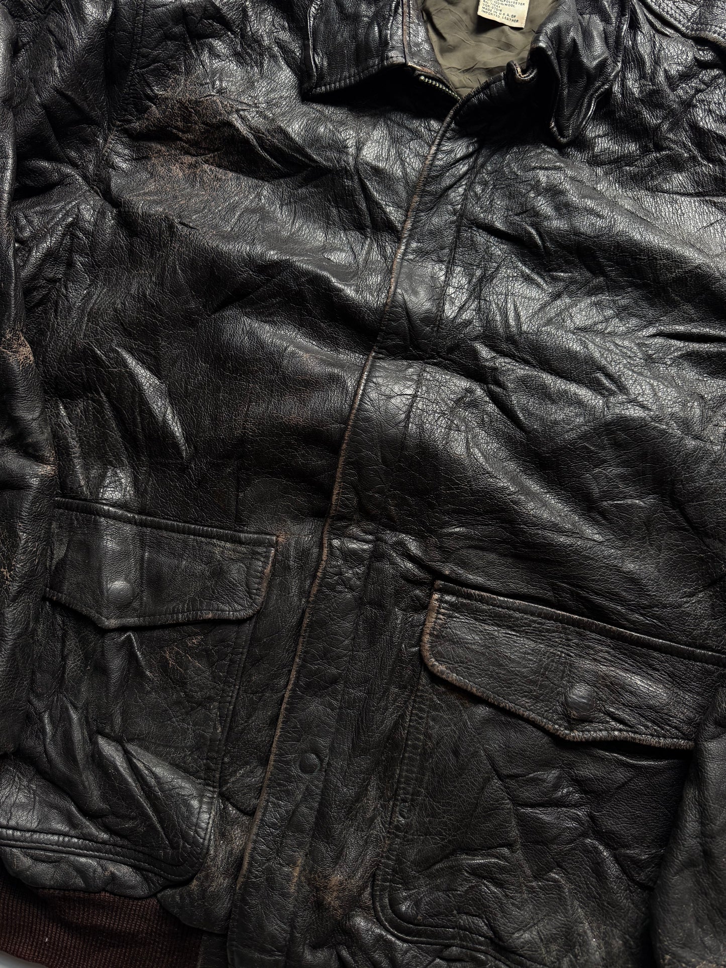 VINTAGE LL BEAN LEATHER JACKET