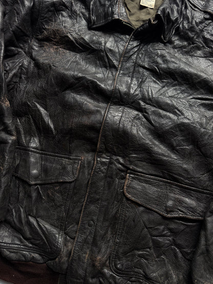 VINTAGE LL BEAN LEATHER JACKET