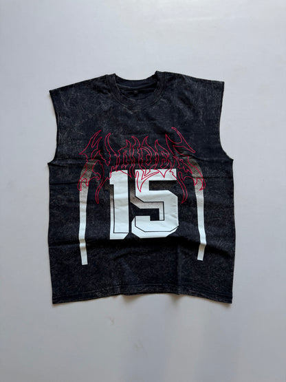 ELLC STUDIO WASHED SLEEVELESS TEE