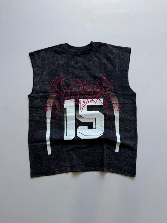 ELLC STUDIO WASHED SLEEVELESS TEE