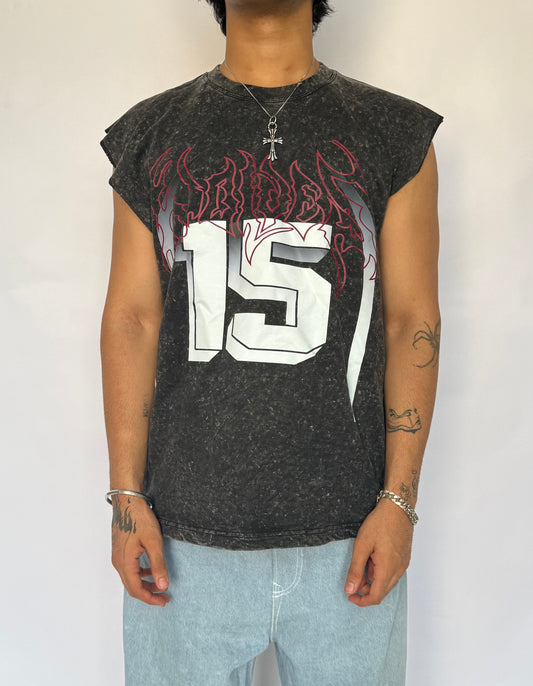 ELLC STUDIO WASHED SLEEVELESS TEE