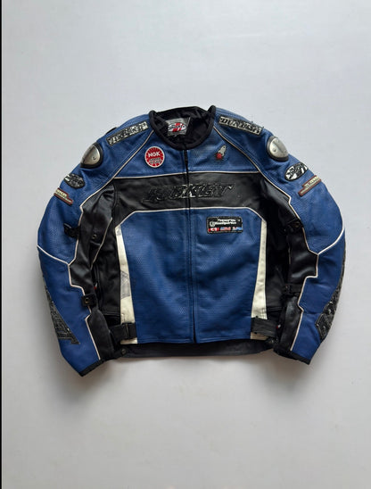 VINTAGE RARE JOE ROCKET LEATHER RACING JACKET (safety pads)