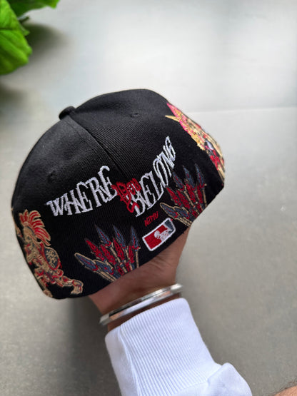 OAKLAND EMBROIDERED FITTED CAP