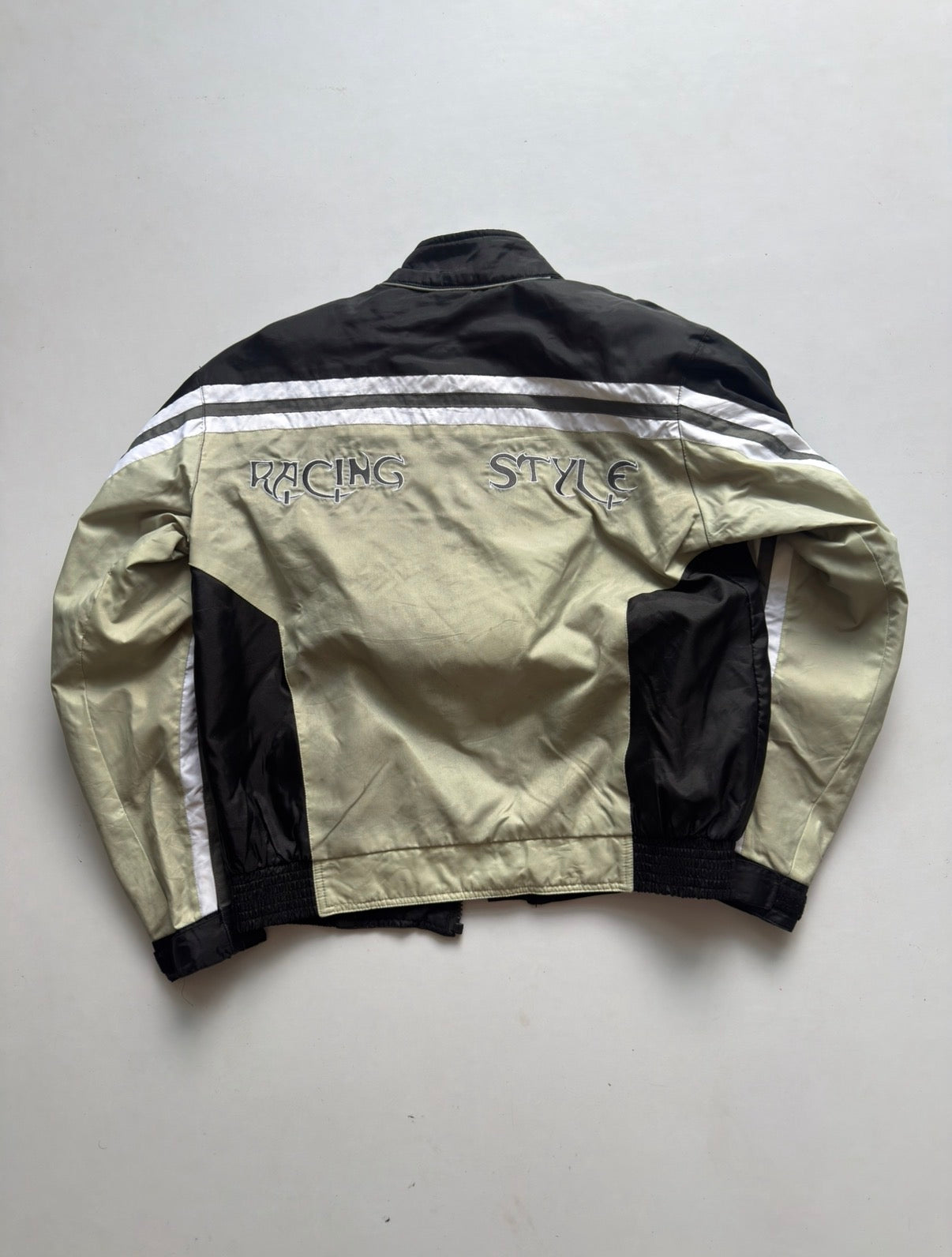 VINTAGE RACING STYLE OVER SPEED RACING JACKET (safety pads)