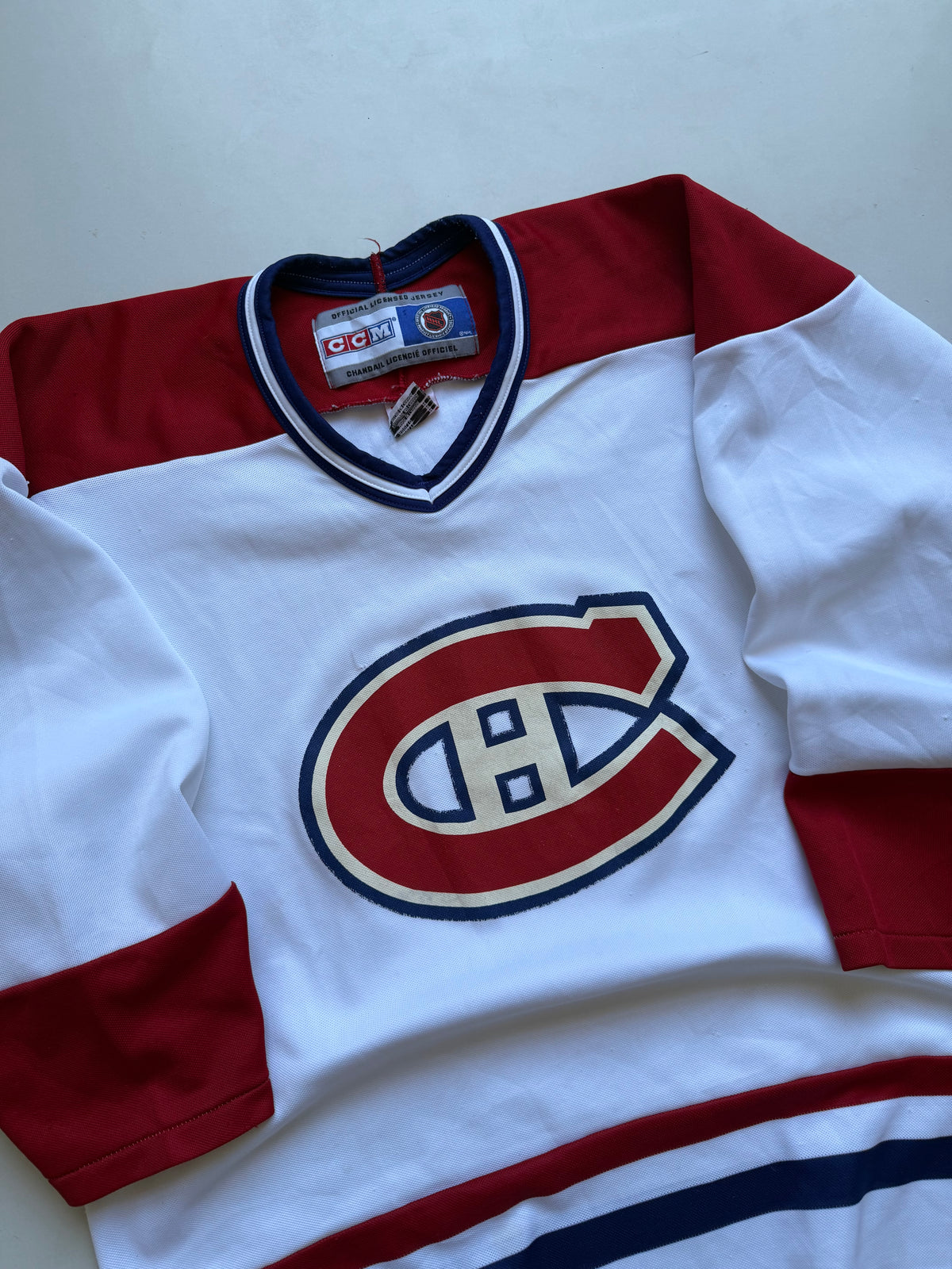 VINTAGE CCM NHL CANADIANS HOCKEY JERSEY
