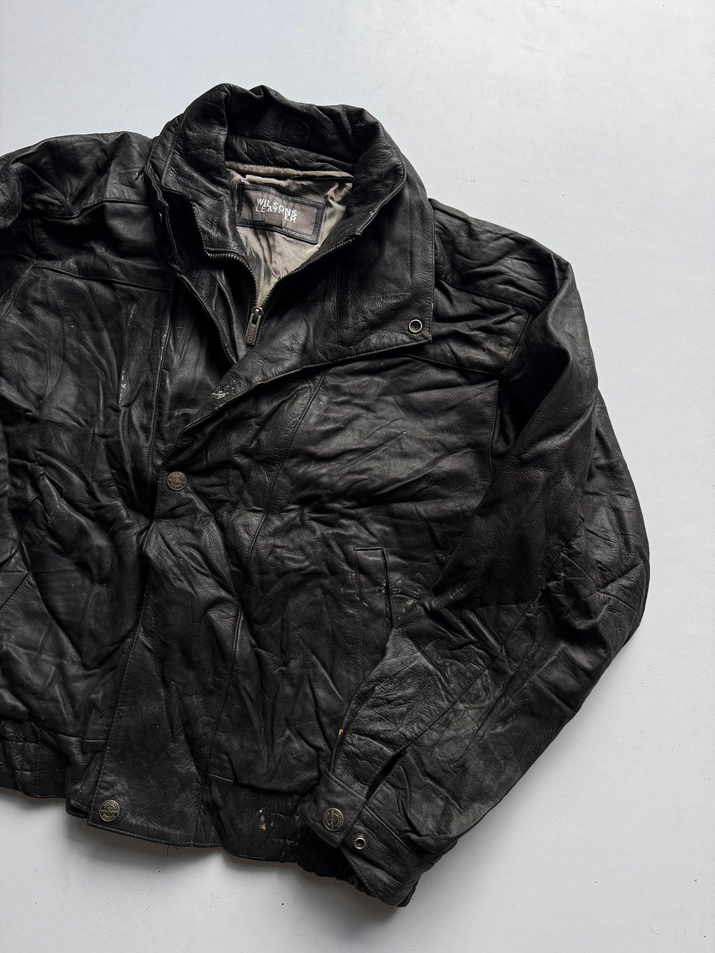 VINTAGE WILSON HEAVYWEIGHT LEATHER JACKET