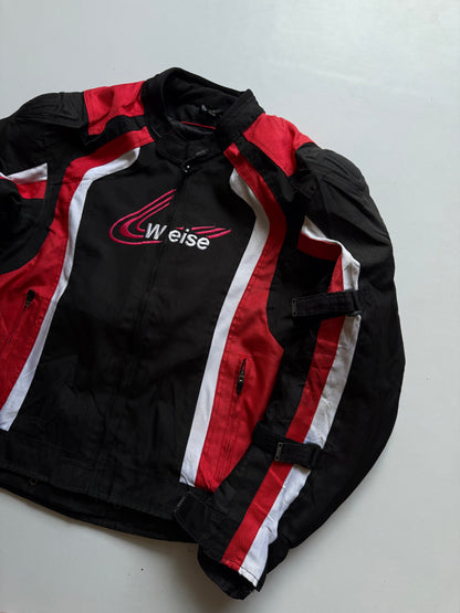 VINTAGE WEISE RACING JACKET 
(Rare find) (safety pads)