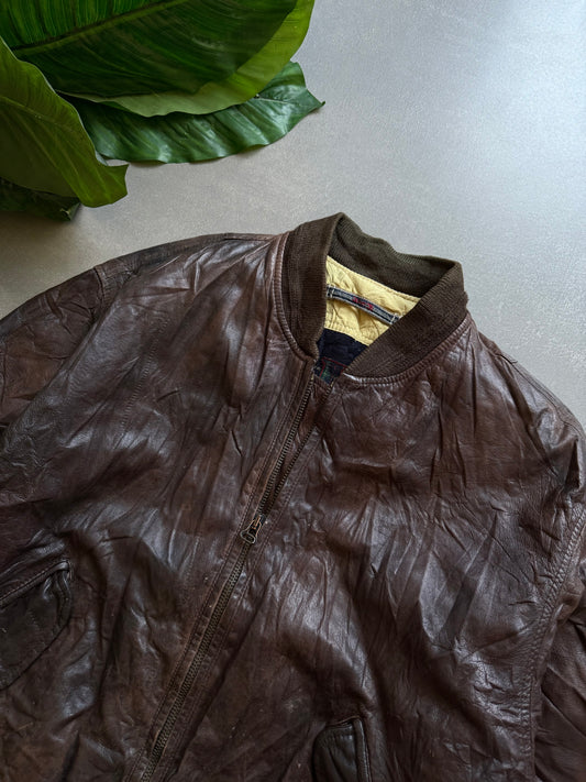 VINTAGE HMPD LEATHER JACKET
