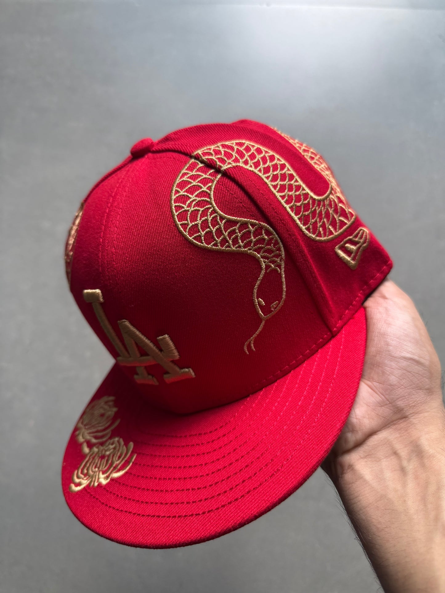 CUSTOMISED LA FITTED CAP